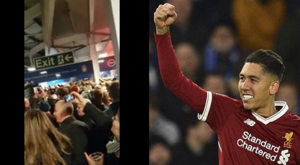 (Video) Liverpool fans with a goosebumps-inducing rendition of the Firmino song after Brighton win
