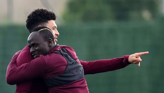 There’s a brilliant photo of Sadio Mane & Ox from the Marbella training camp doing the rounds online