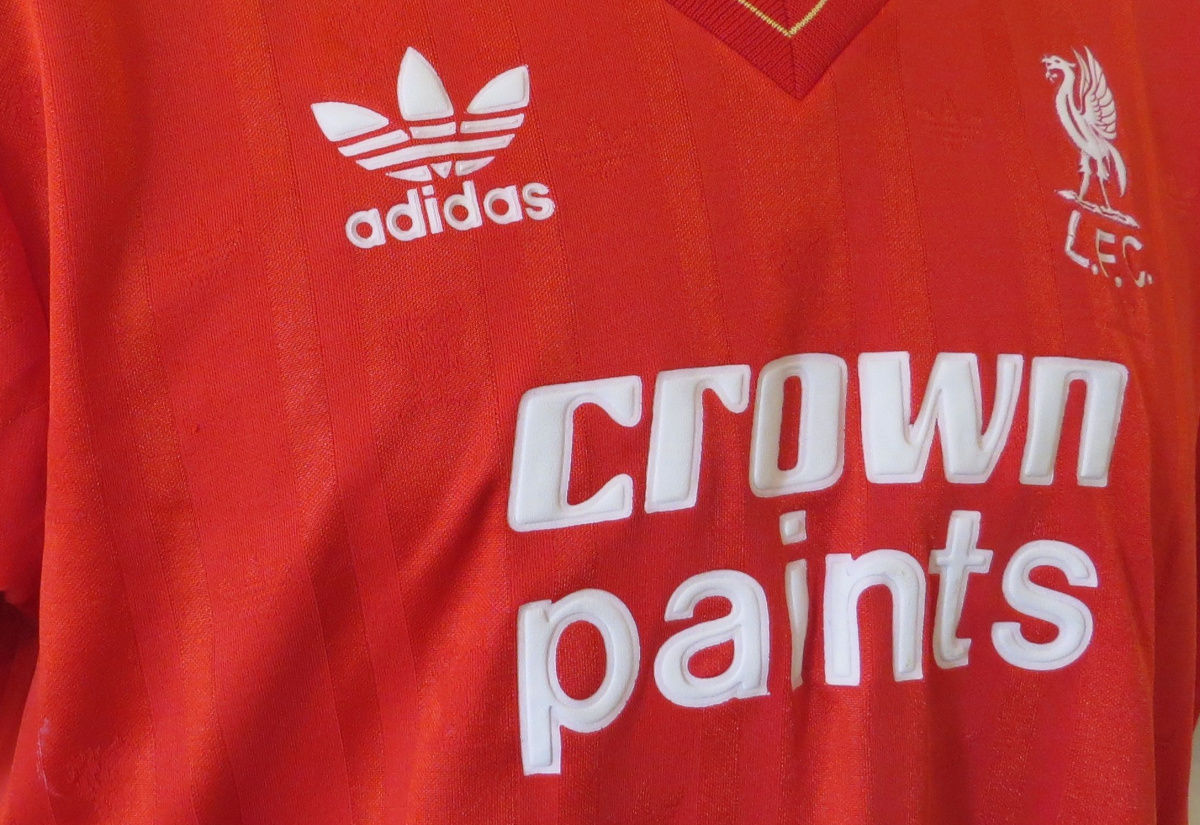 Liverpool fans will love what this designer has done with the retro Crown Paints kits