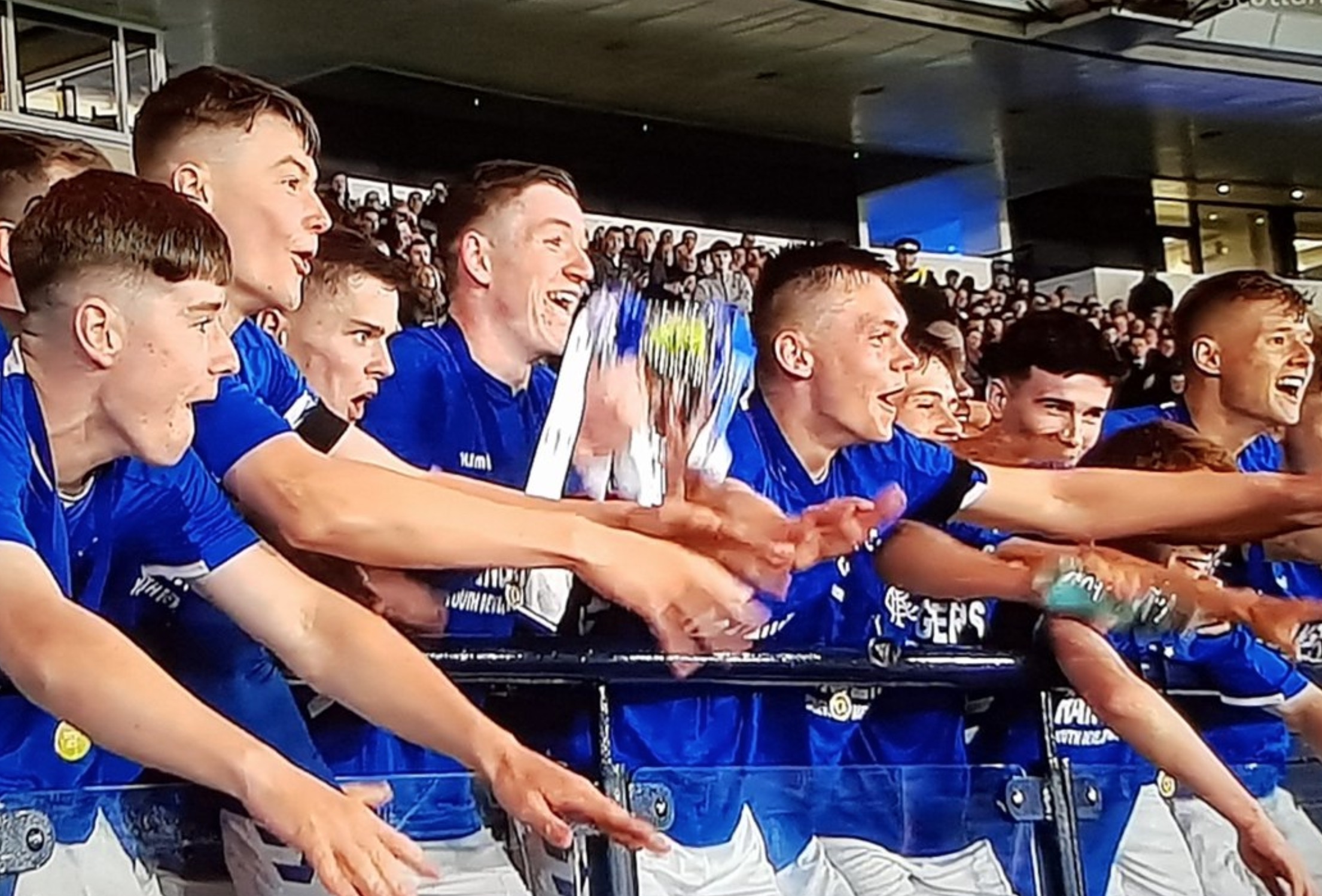Rangers youngsters pull off brilliant free-kick routine in Youth Cup final win over Celtic