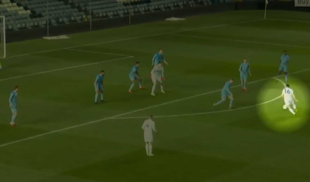 Leeds youngster Kun Temenuzhkov hit an absolute cracker against Coventry City U23s