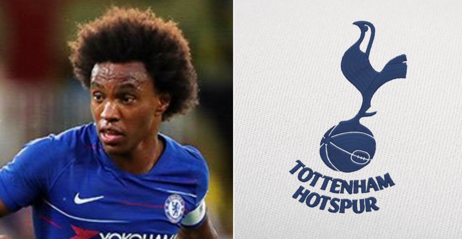 A Chelsea player shouted “he hates tottenham” as Willian’s name was being sung in the bus
