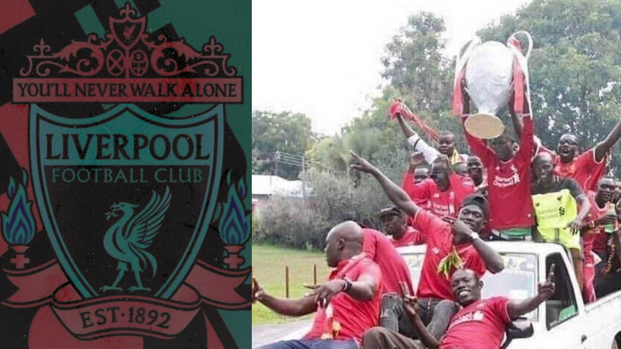 Bigger parade than City – Photo of African Liverpool fans having their own victory parade goes viral