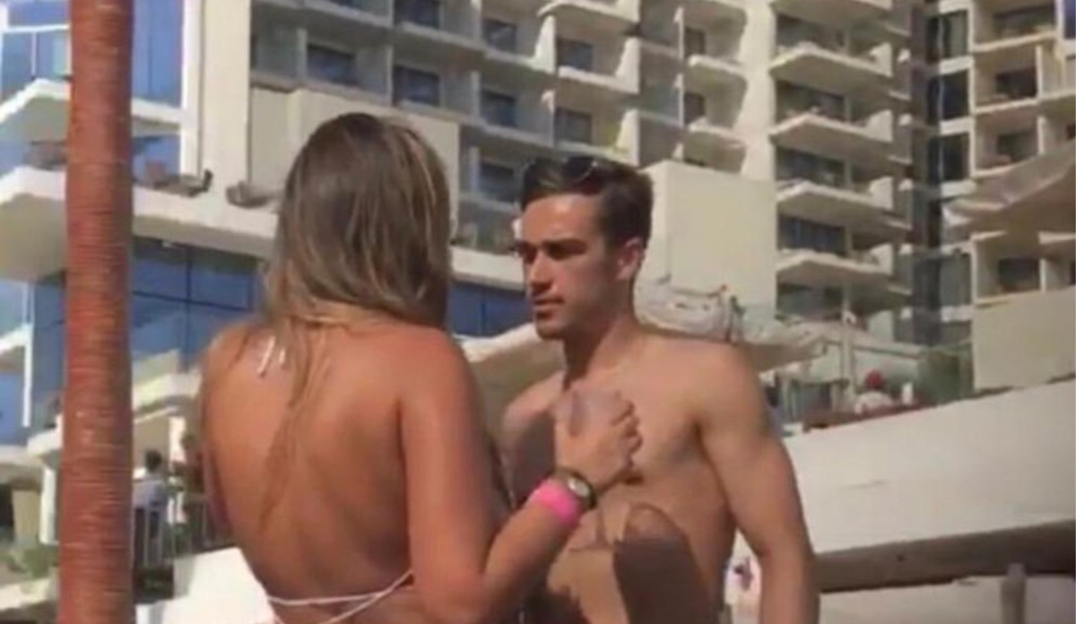 Photo – Tottenham star Harry Winks spotted chatting with a blonde beauty on his holidays