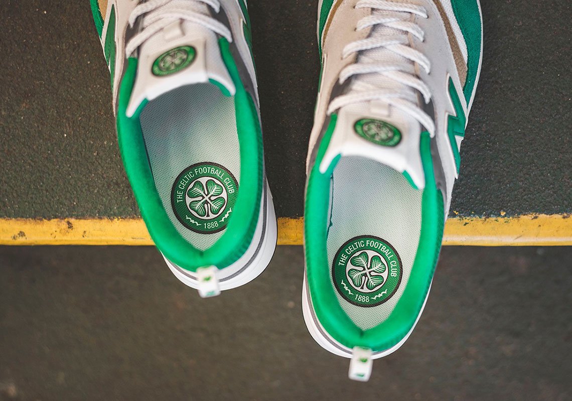 Celtic fans are going to love these “treble-treble” sneakers in collaboration with New Balance