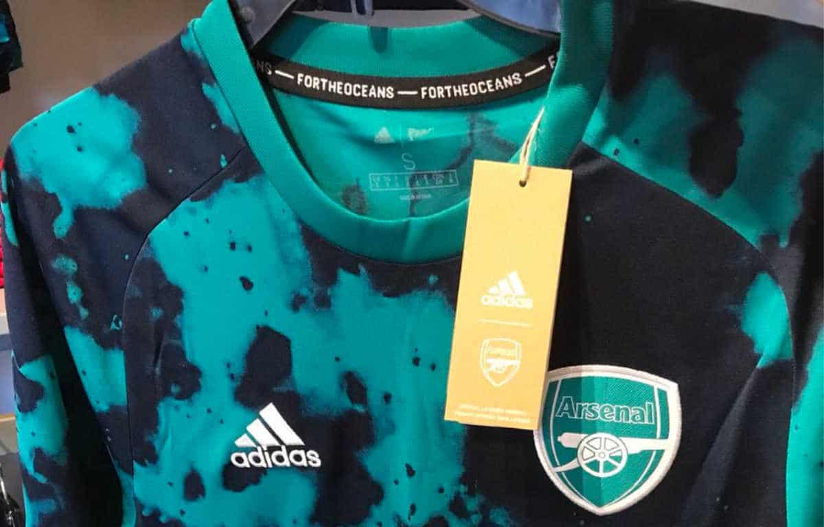 Arsenal Adidas shirt being on sale in Canada