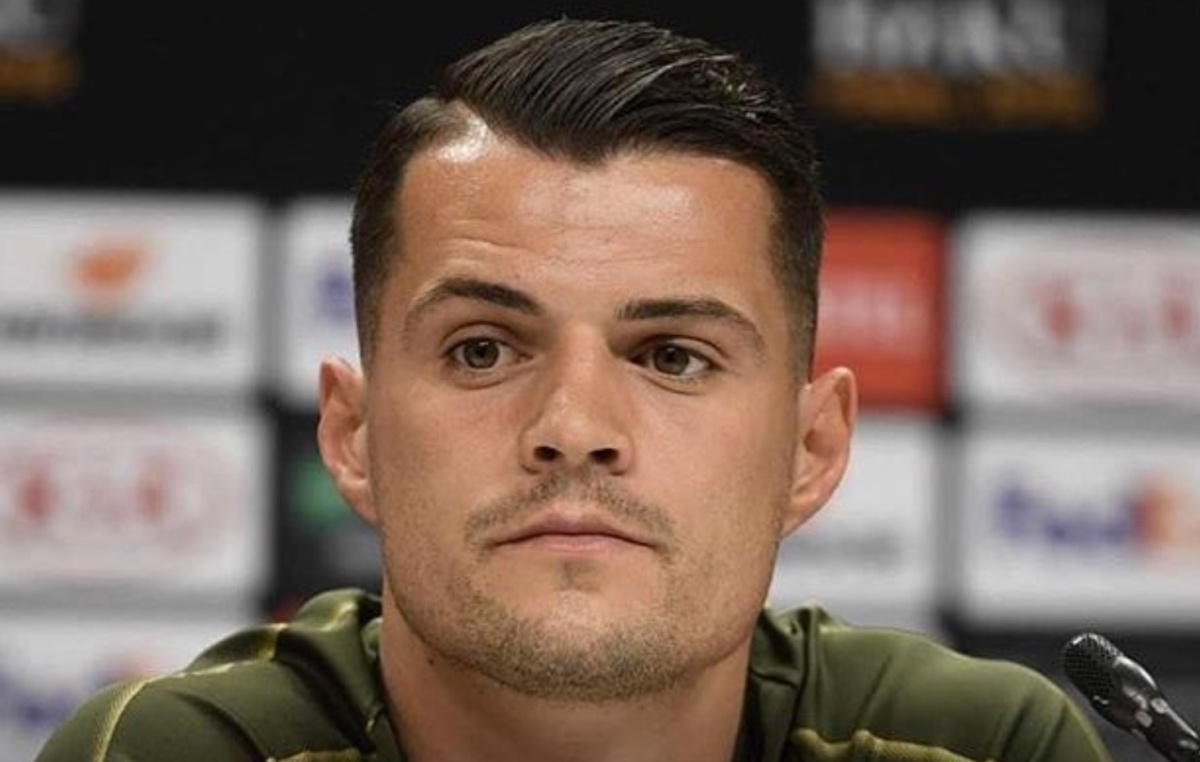 Arsenal’s Granit Xhaka suffers a massive howler in the Nations League amid Inter Milan rumors