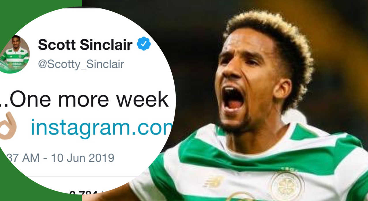 Celtic fans will love how pumped up Scott Sinclair is to make it ‘9 in a row’