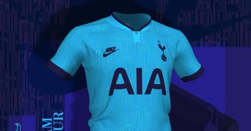 Tottenham Hotspur 3rd kit for 2019/20 with retro Nike logo