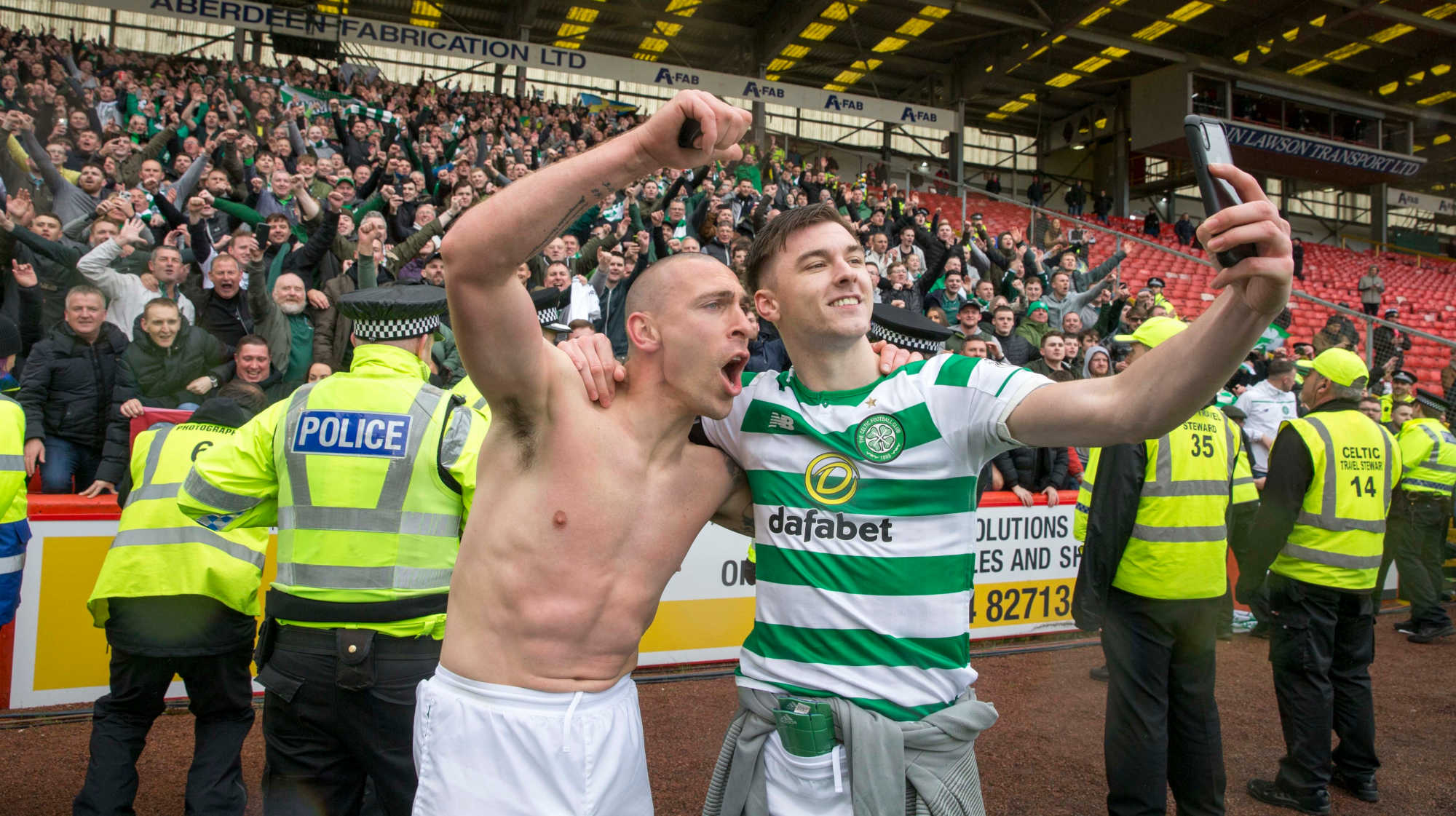 There’s a bit of Celtic about what Kieran Tierney did at full time after Liverpool beat Arsenal