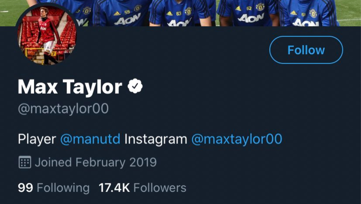 Man Utd player forced to deactivate social media account after showing support for Boris Johnson-led Conservative Party
