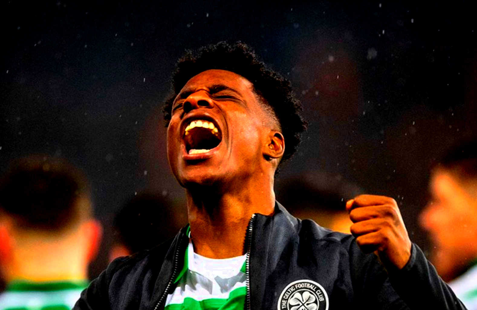 Jeremie Frimpong drops the f-bomb while celebrating Celtic’s League Cup win against Rangers