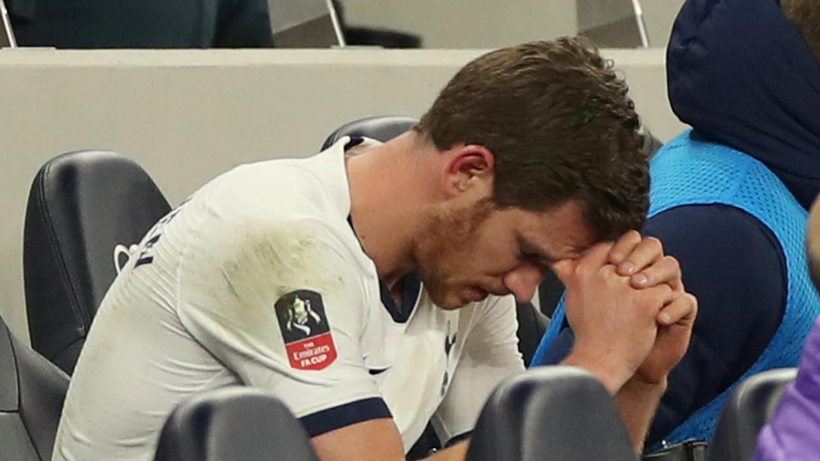 An absolutely heartbreaking photo of Jan Vertonghen is doing the rounds among Spurs fans currently