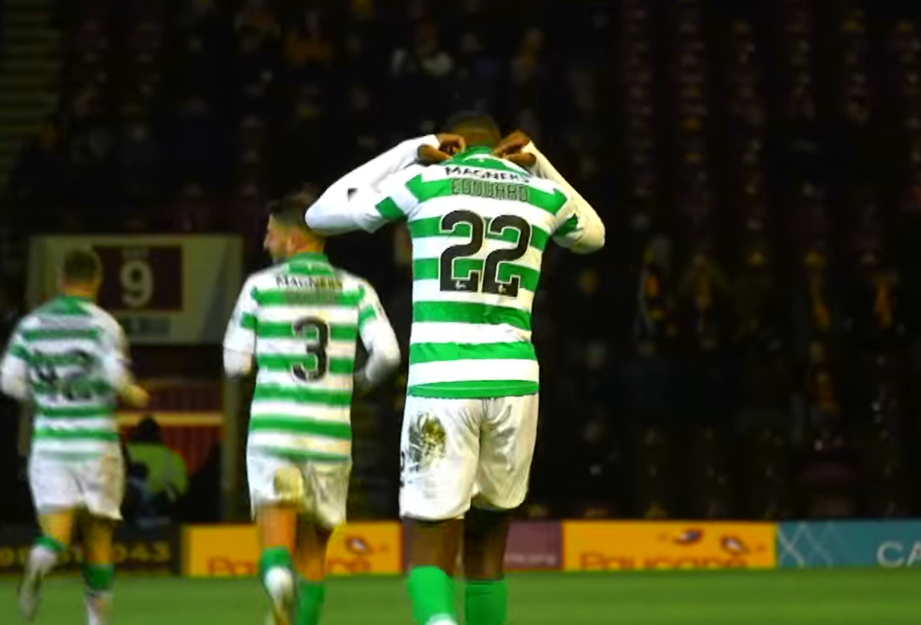 Spitting Fire: Odsonne Edouard performance highlights vs Motherwell with Zone 2’s ‘No Censor’ in the background