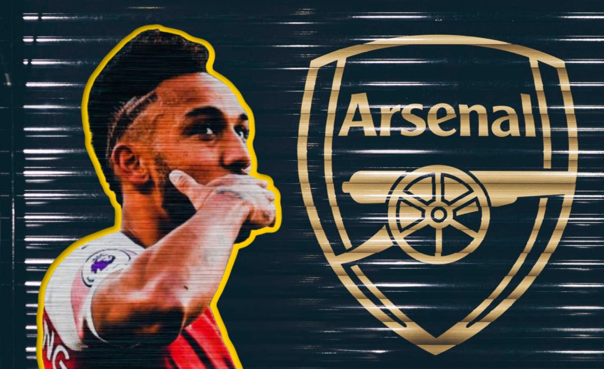 (Photo) Aubameyang is still all about the Arsenal life despite rumors linking him with a move away from club