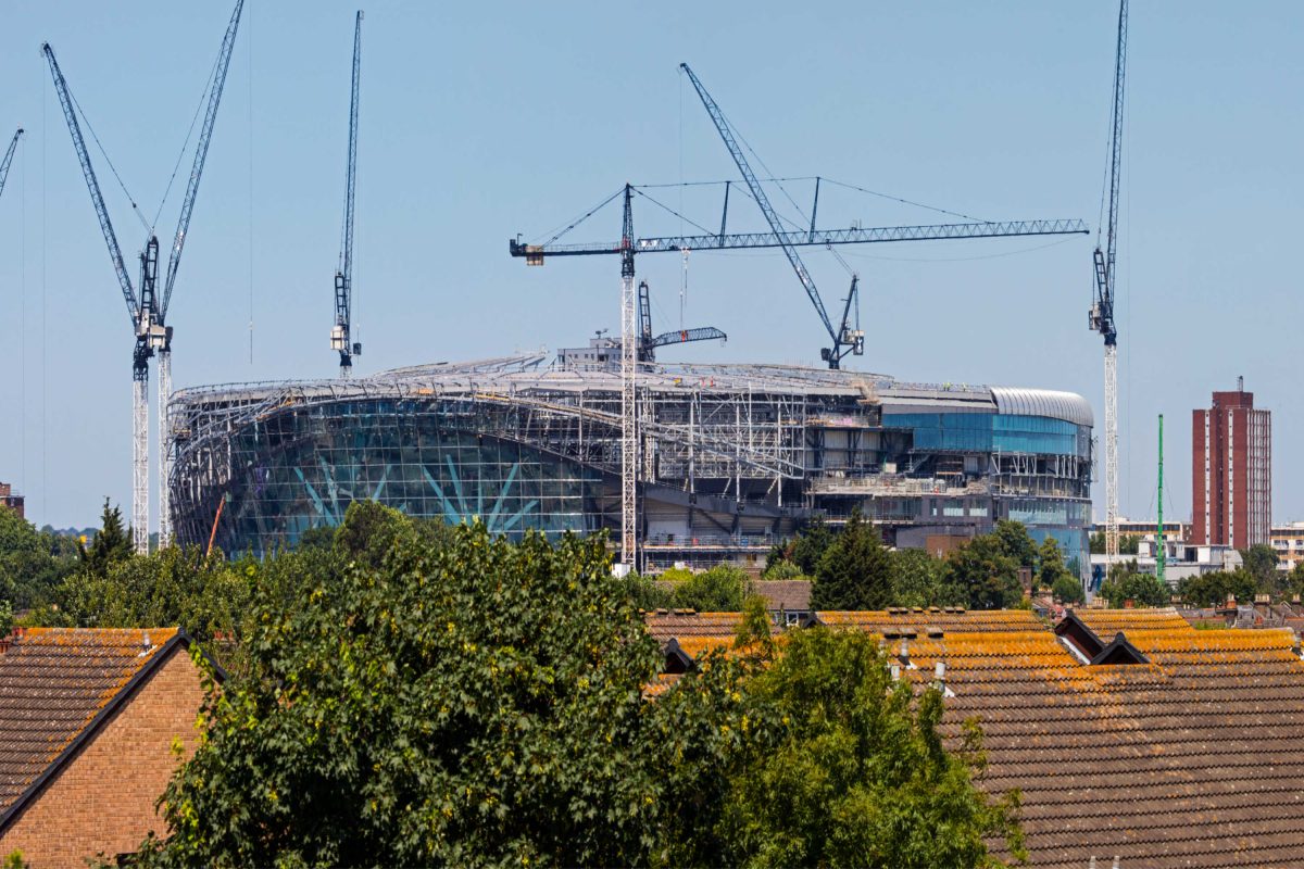 Tottenham fan digs out photo showing what an engineering marvel the new stadium is