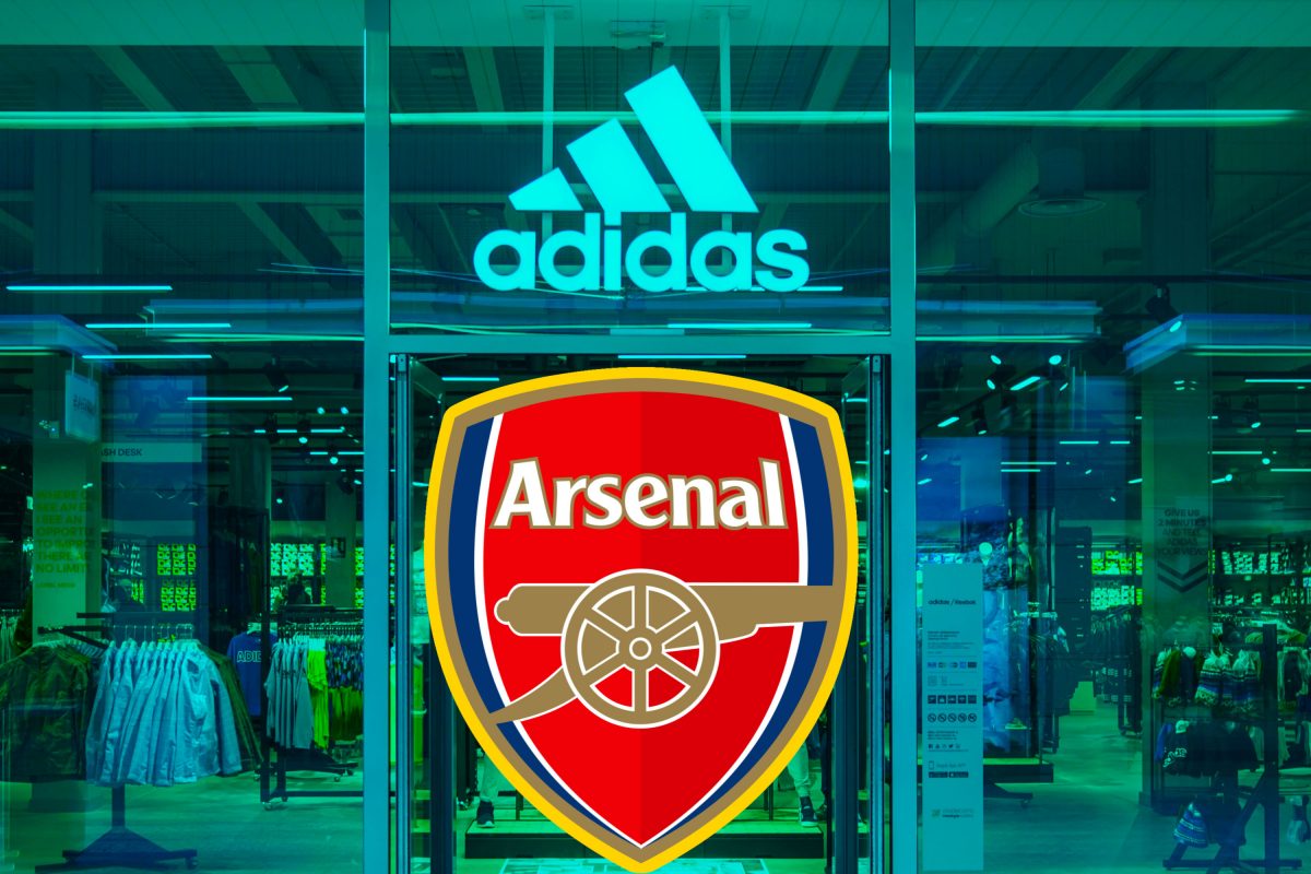 Arsenal 20/21 home kit already on sale at an Adidas store in Cambodia