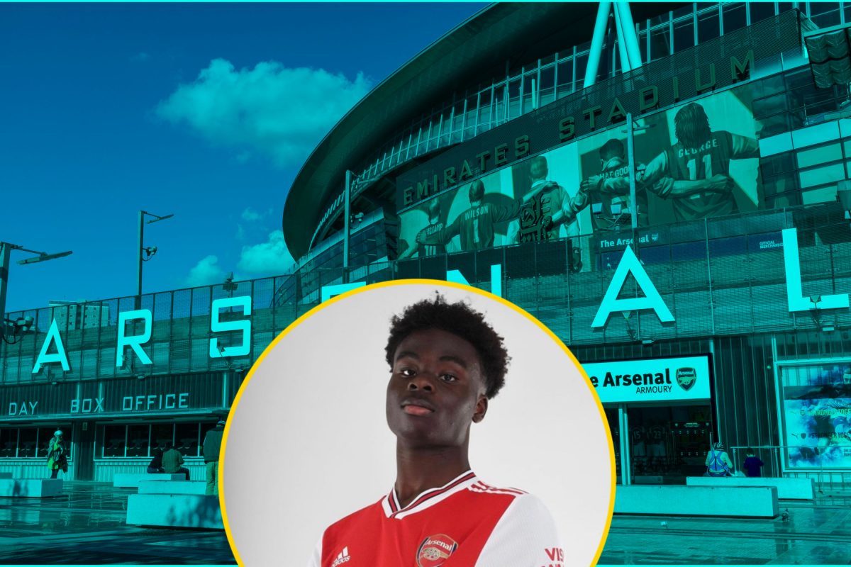 (Photo) Ben Cottrell adds fuel to fire as Bukayo Saka  hints at Arsenal contract extension