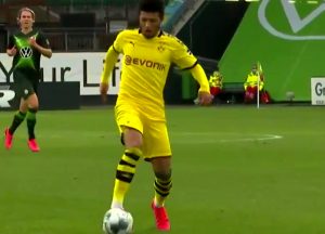 Man Utd target Jadon Sancho makes a great run to assist Dortmund’s second goal v Wolfsburg