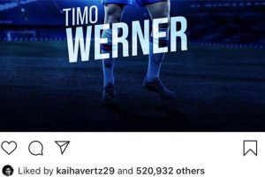 Fans react after Kai Havertz likes a post about Timo Werner joining Chelsea