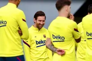 Jaw-dropping pass in training shows football is too simple for Lionel Messi