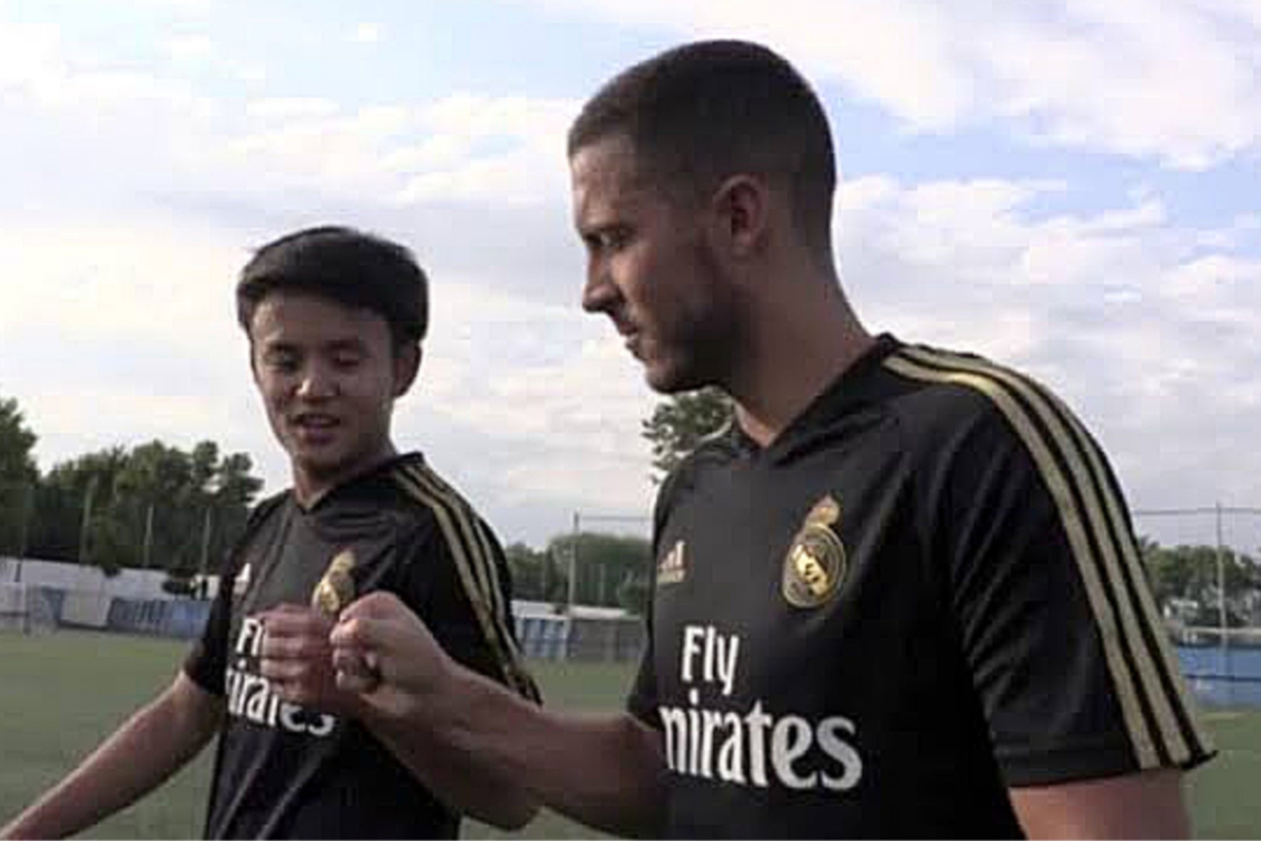 (Video) Little chat with Eden Hazard at the end shows Kubo Takefusa knows who to learn from