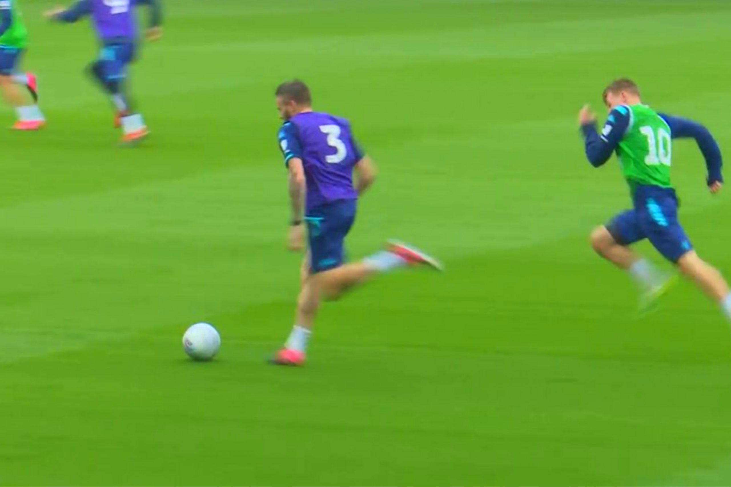 (Video) Stuart Dallas shows off electric pace in training pre Leeds United v Cardiff City clash