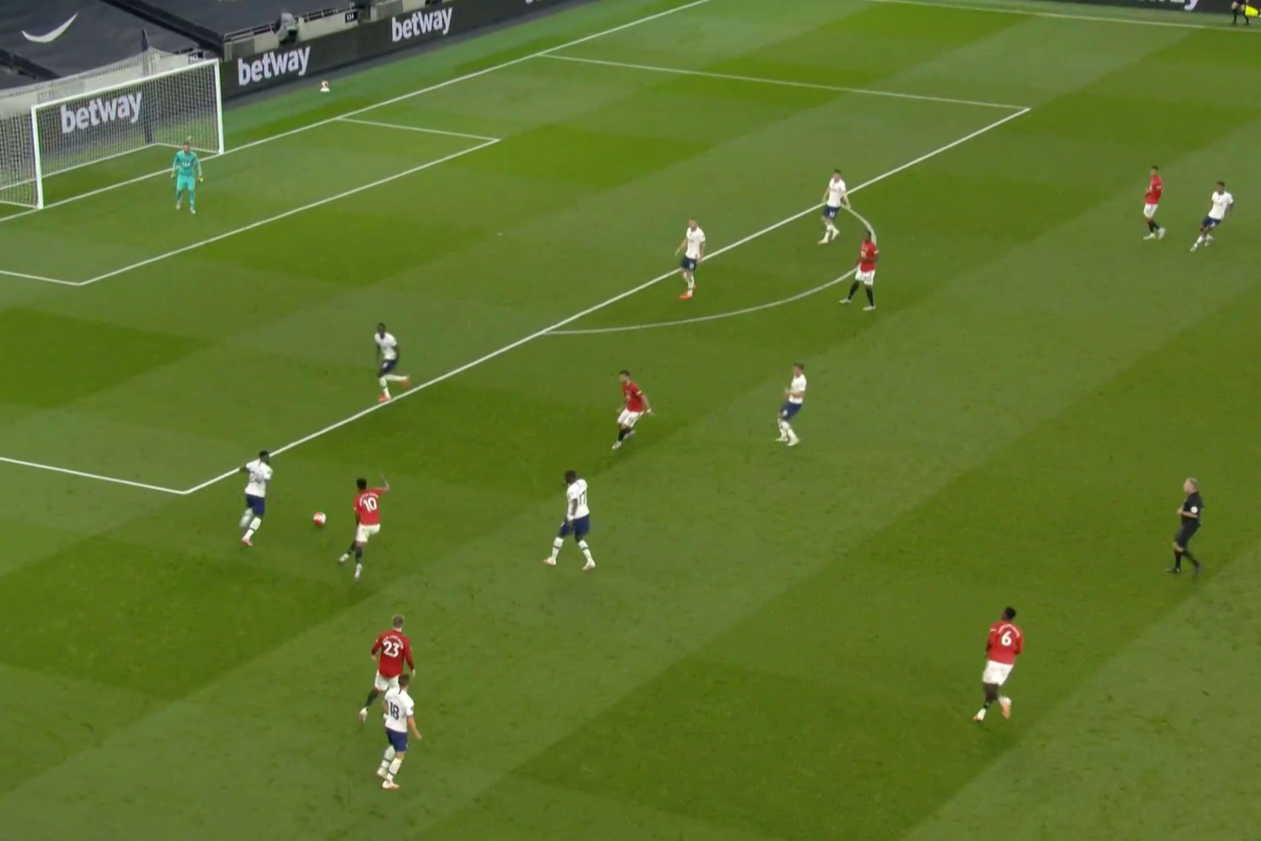 The Man Utd play that carved open Tottenham Hotspur on Friday