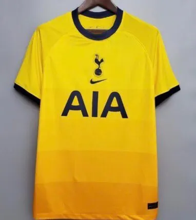 Rumored Tottenham Hotspur third kit for 20/21 season from Nike, yellow in colour.