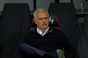 Tottenham manager Jose Mourinho against Bournemouth