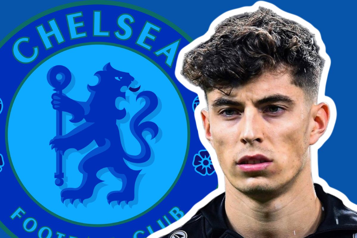 (Video) Chelsea bound Kai Havertz shows off range of passing with an inch-perfect floated ball v Rangers