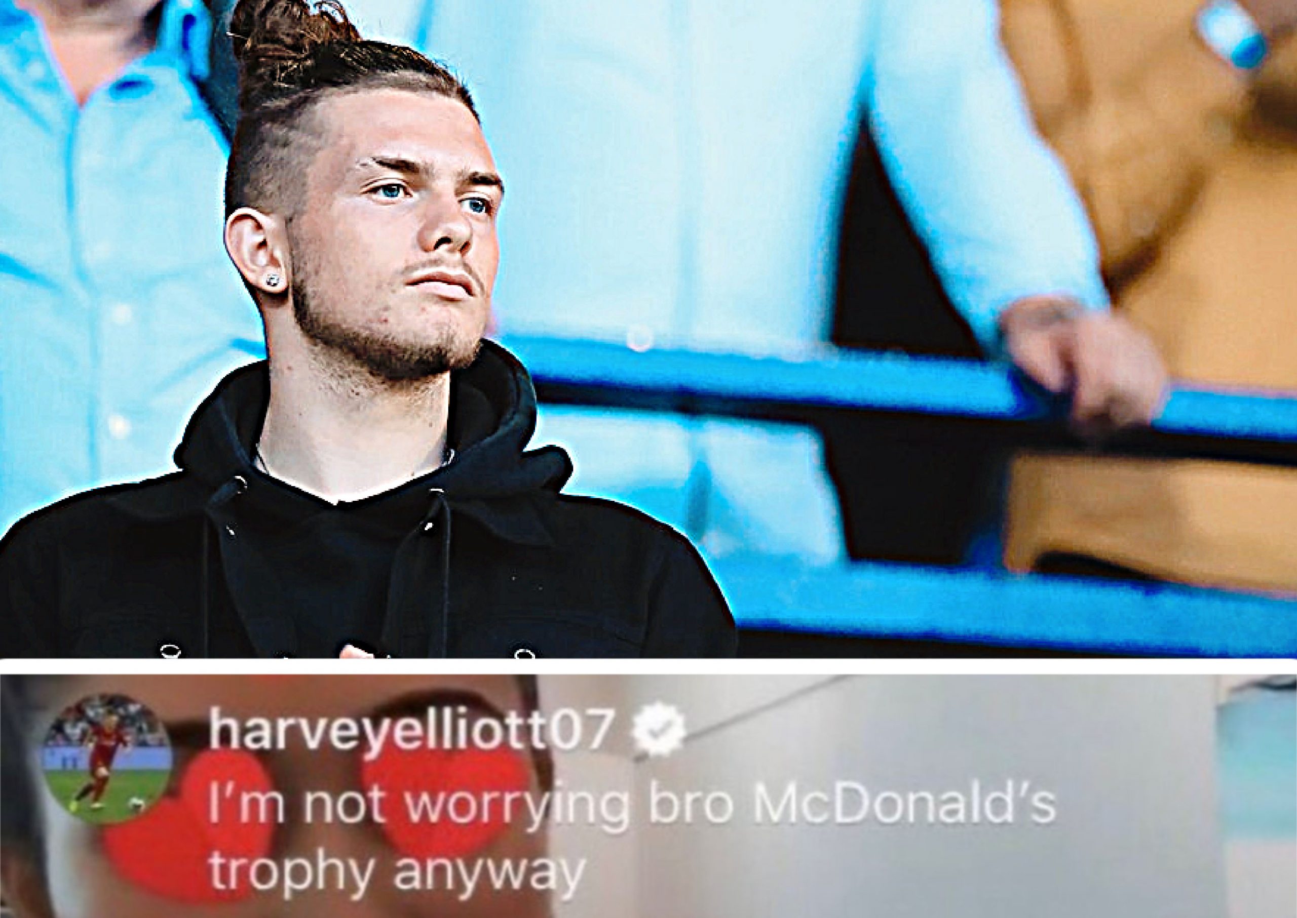 Rival fans spew literal hate as Harvey Elliott calls Community Shield a ‘McDonald’s trophy’ after Liverpool lose against Arsenal