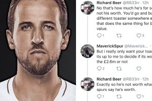 Tottenham fans argue over Harry Kane's value
