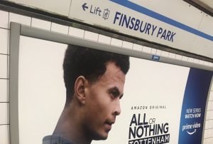 Amazon spotted promoting new All or Nothing_ Tottenham series on Arsenal territory (1)