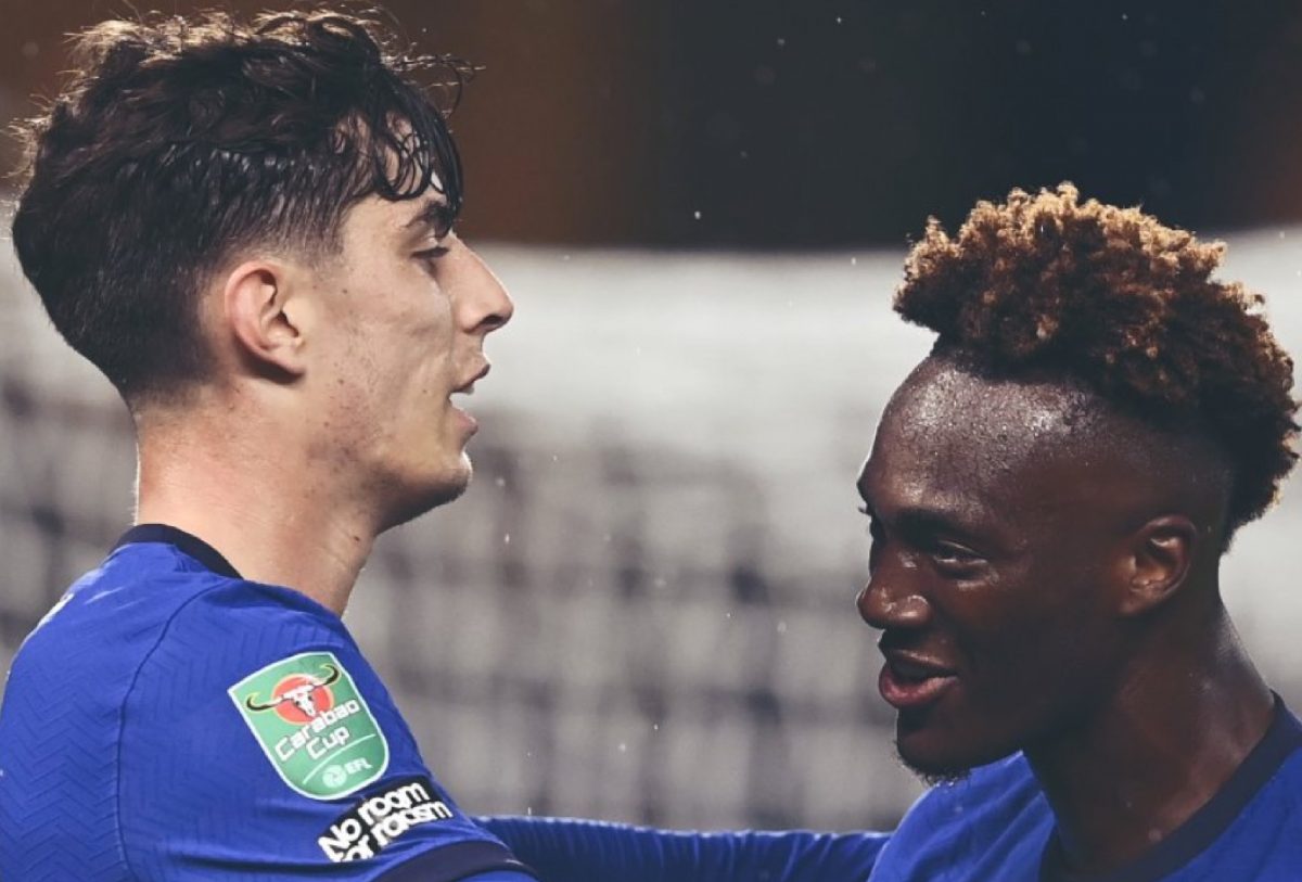 (Video) Kai Havertz scores his first goal for Chelsea after a brilliant dummy from Tammy Abraham against Barnsley