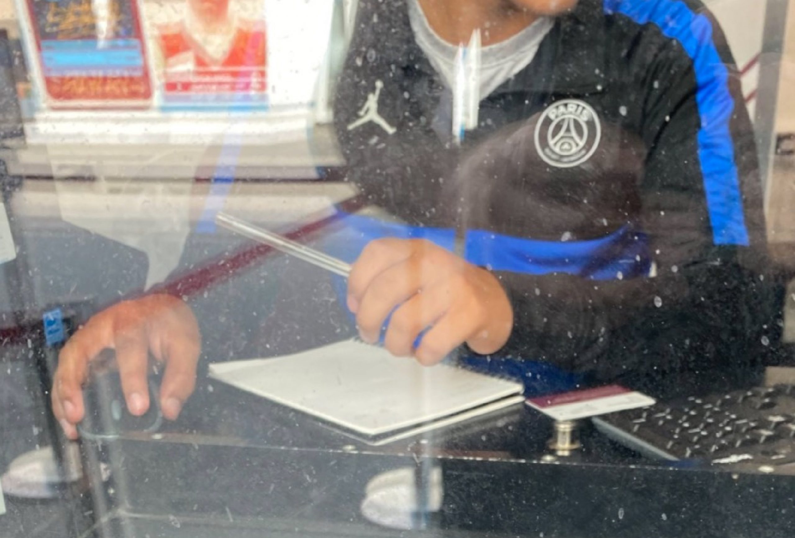 Outrageous – West Ham employee spotted wearing PSG jacket while working in the ticket office