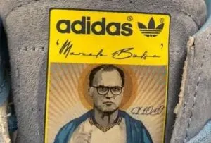 Adidas release limited edition sneakers with an image of Marcelo Bielsa as Jesus Christ
