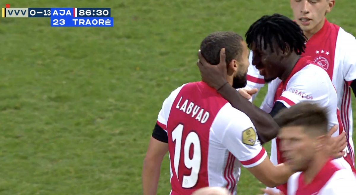 Lassina Traore scores 5 goals as Ajax romp to a 13-0 win over VVV-Venlo
