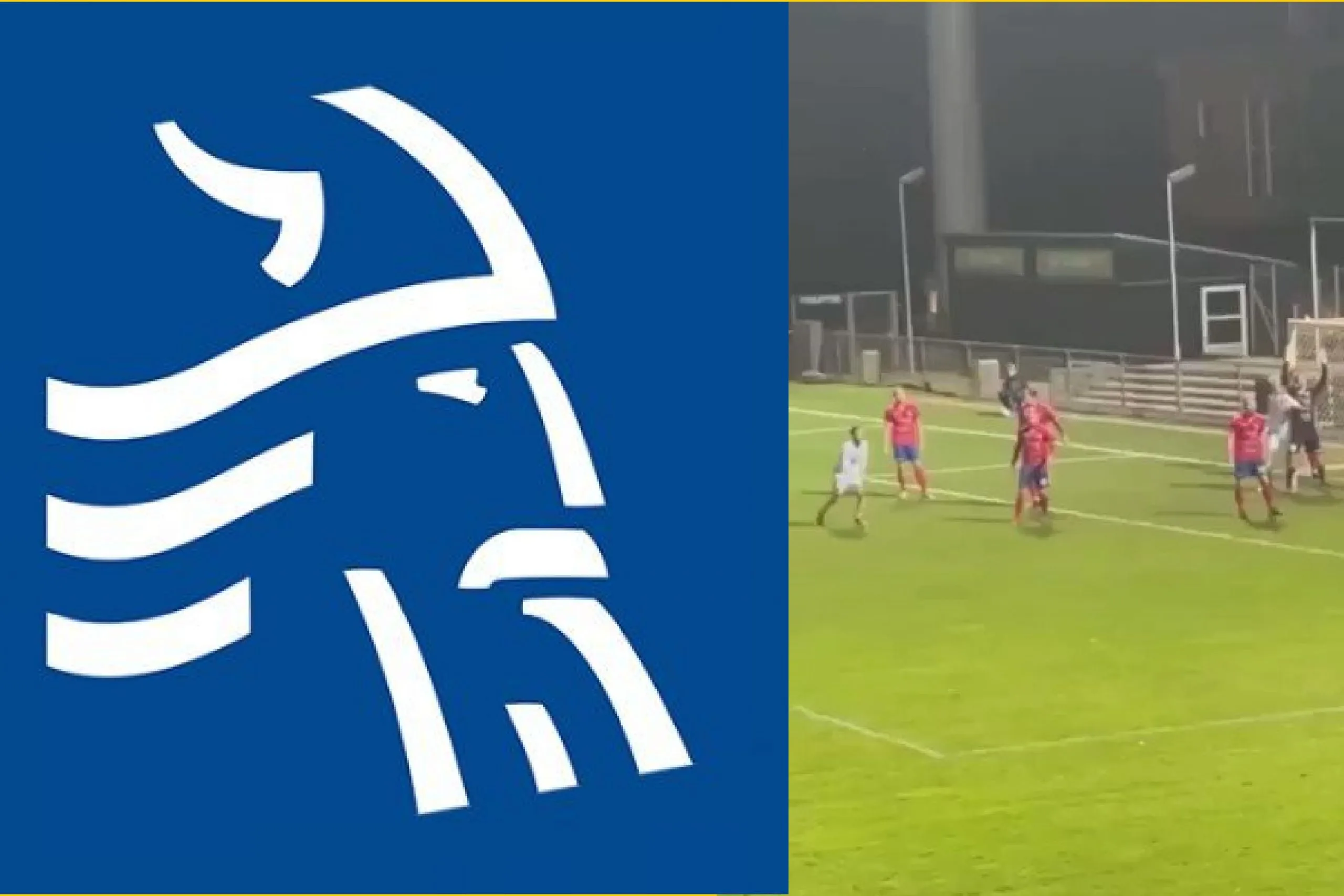 Bloody Hell - Nicolai Geertsen smashes in unreal double-volley goal for Lyngby Boldklub