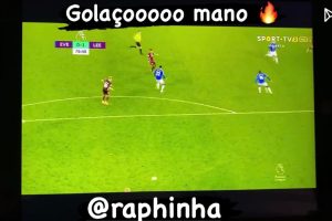 Bruno Fernandes Instagram story after Raphinha goal v Everton