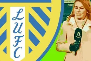 Leeds United logo and Karen Carney (1)