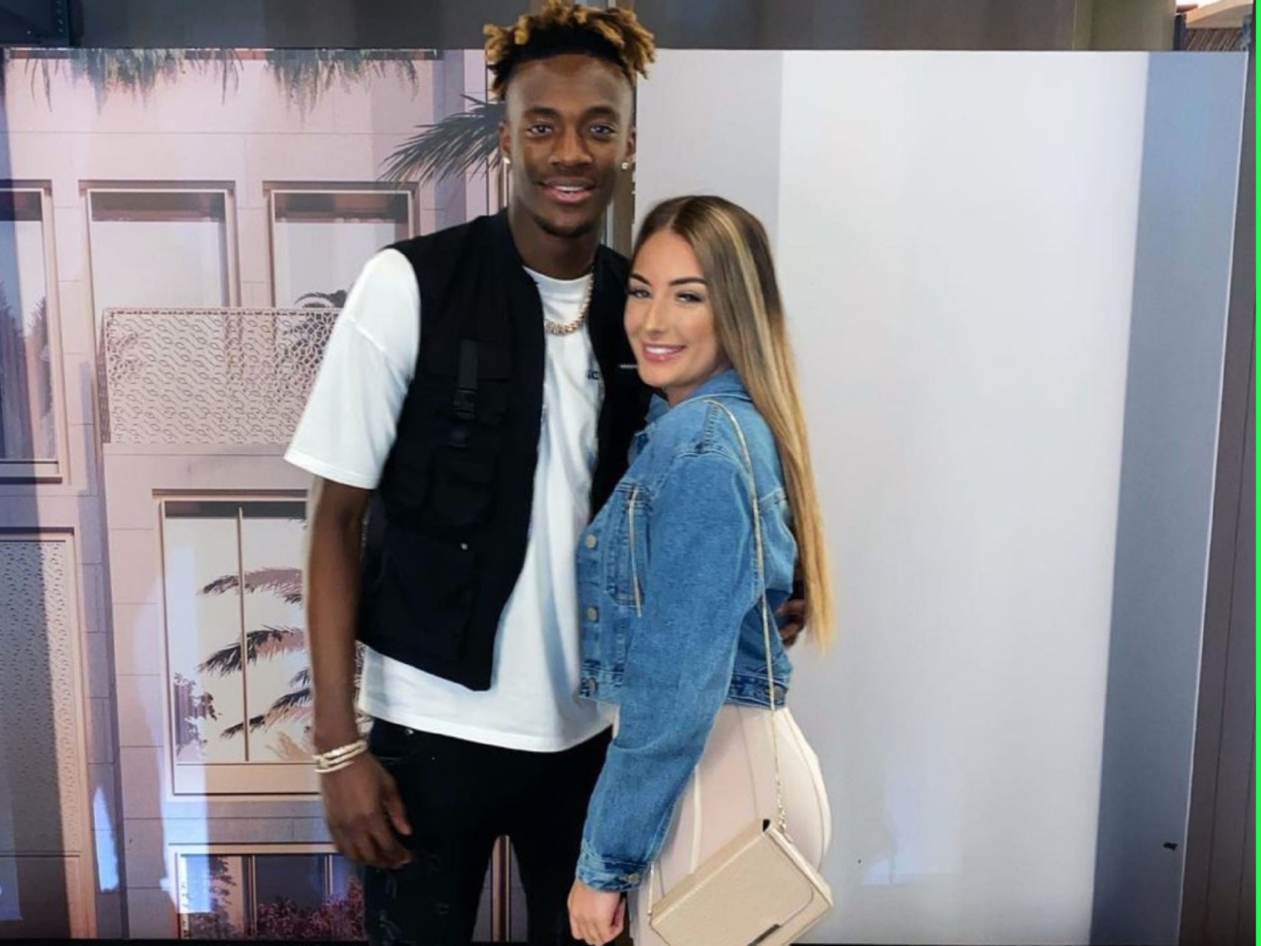 Tammy Abraham and Leah Monroe