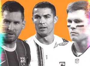 Messi, Ronaldo and Tom Brady