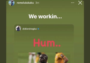 Lukaku – Drogba Instagram exchange