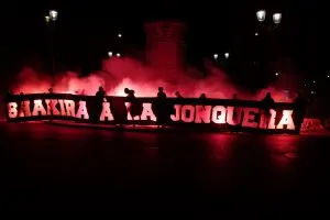 PSG fans’ banner for Shakira