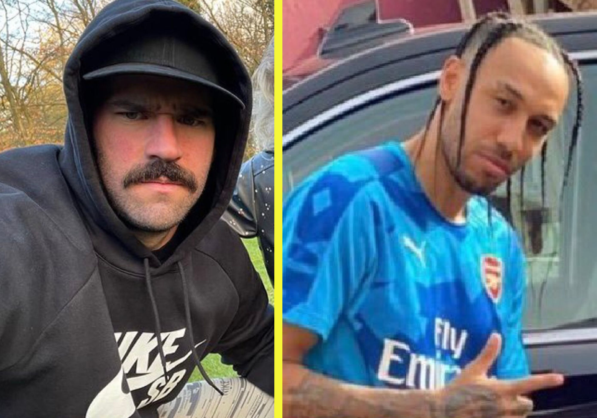 Premier League stars unveil new look as Aubameyang dons cornrows and Alisson grows Dallas moustache