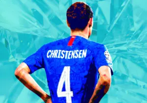 Andreas Christensen in Chelsea kit