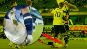 Harry Kane twists his ankle against Everton
