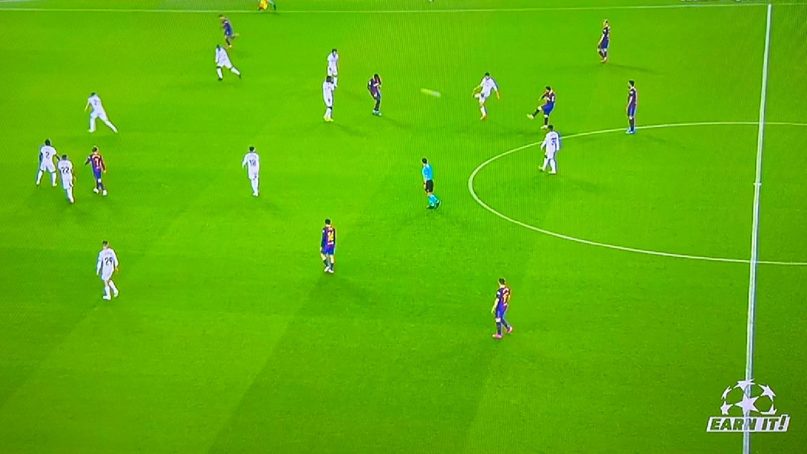 La Liga stream matches with a 'Earn It' logo on bottom right corner