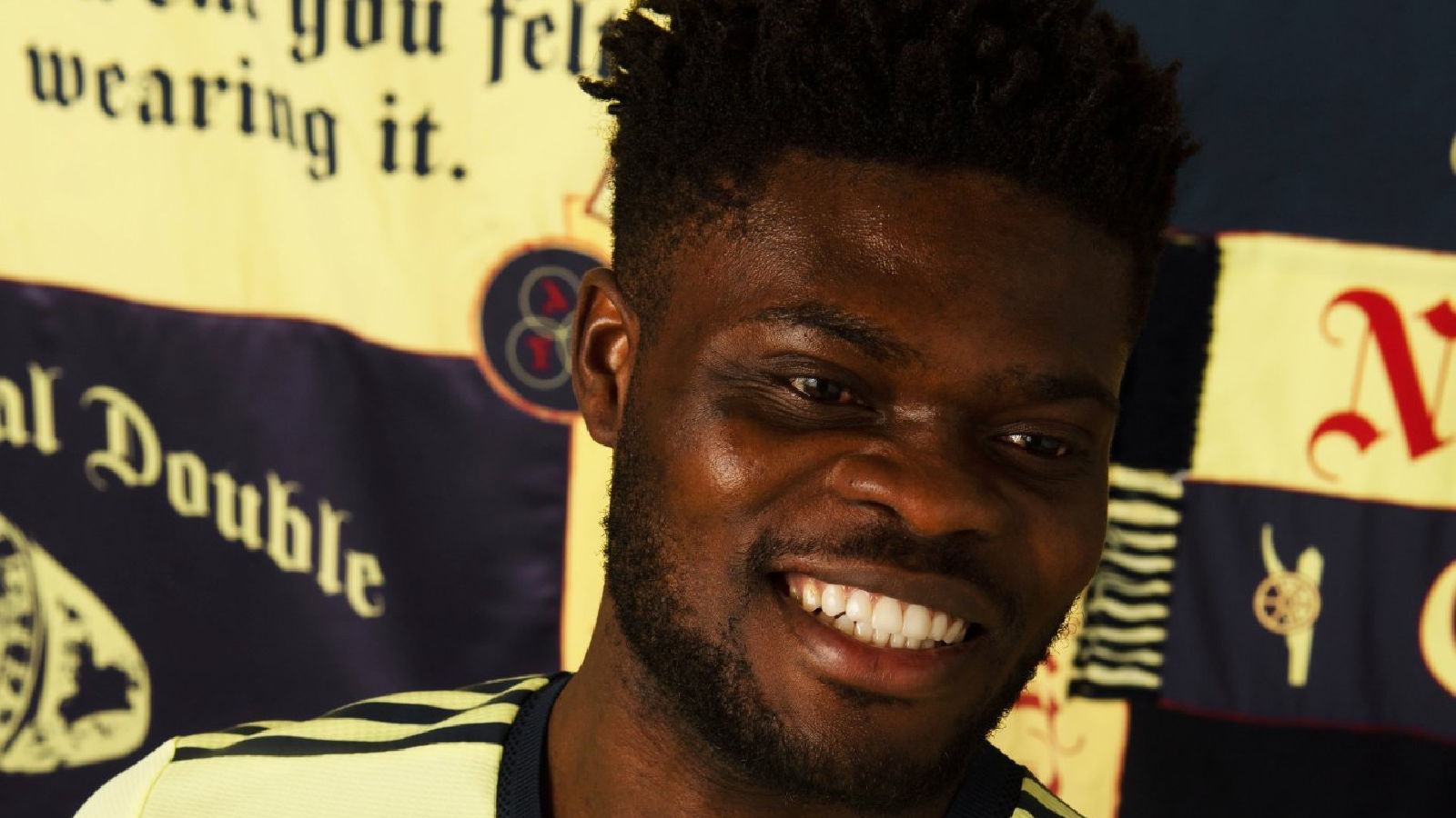 Video: Thomas Partey rousts Arsenal staffer with a crunching tackle in training